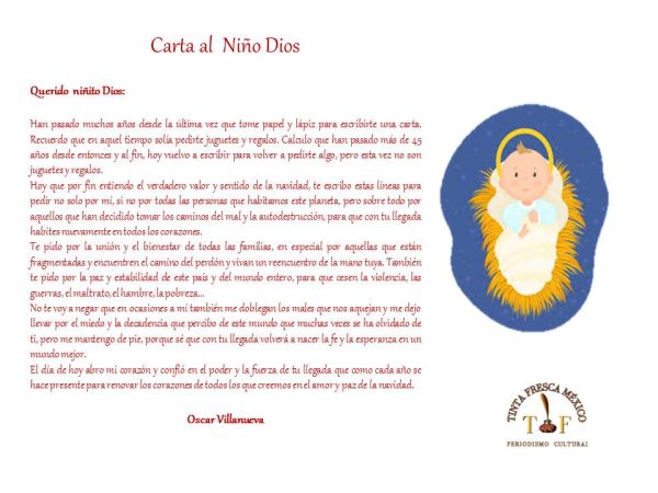 Cartita al Niño&nbsp;Dios